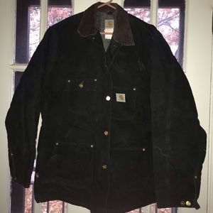 Carhartt Black Long Denim Coat